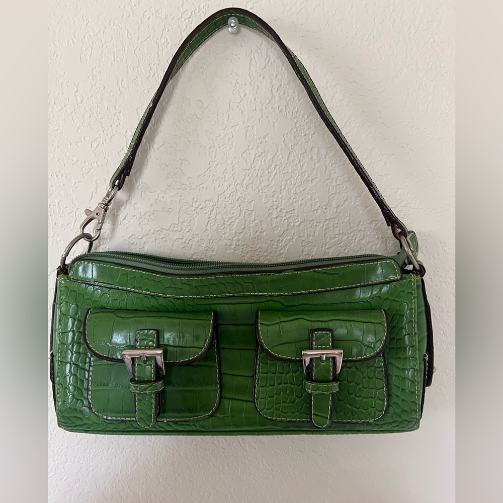 chinese laundry vintage y2k green hand bag